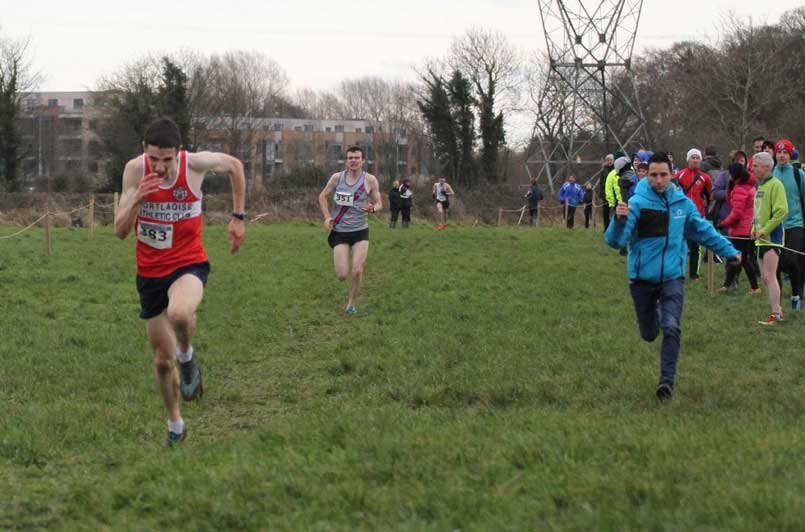 Tom Lupton On Way to Victory Leinster Intermediate XC 2018 Pic Credit Tullamore Harriers