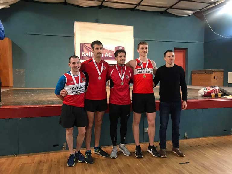 Portlaoise AC Mens Team Novice Road Race Ballyfin 2019
